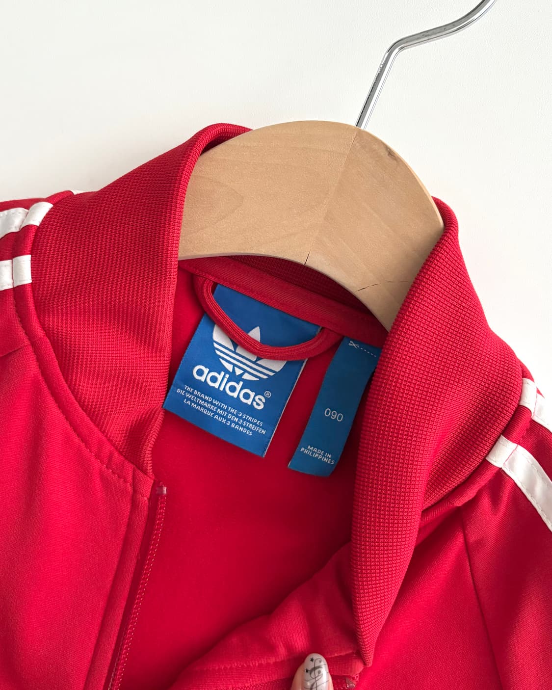 Adidas 아디다스 레드 컬러 슈퍼스타 트랙탑 상품이미지3