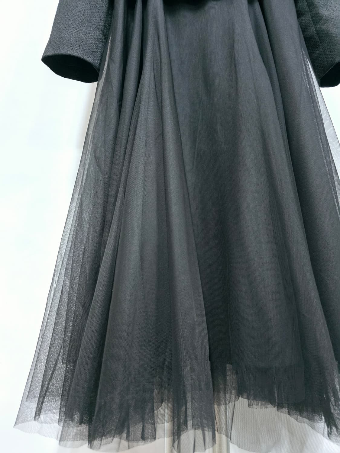 샤틴 트위드원피스 트위드 샤스커트 배색 벨티드원피스 상품이미지4