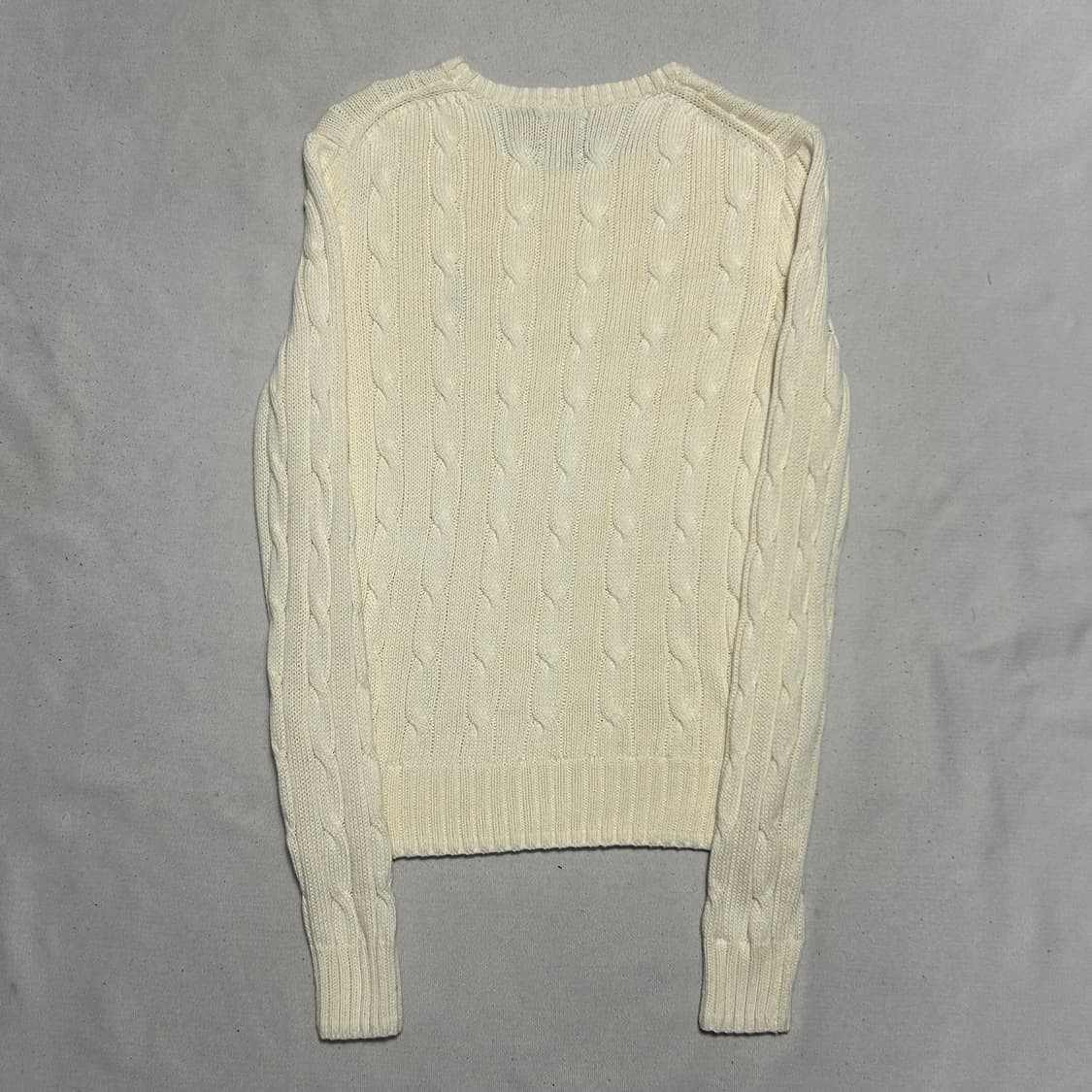 S 폴로랄프로렌 피마 코튼 슬림핏 여성용 케이블 니트 상품이미지3