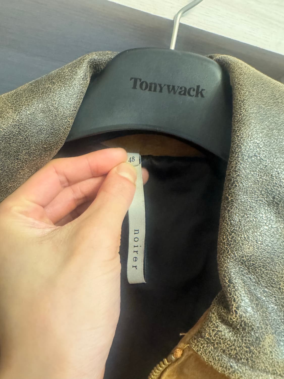 노이어 스웨이드 웨스턴 크롭 자켓 상품이미지2