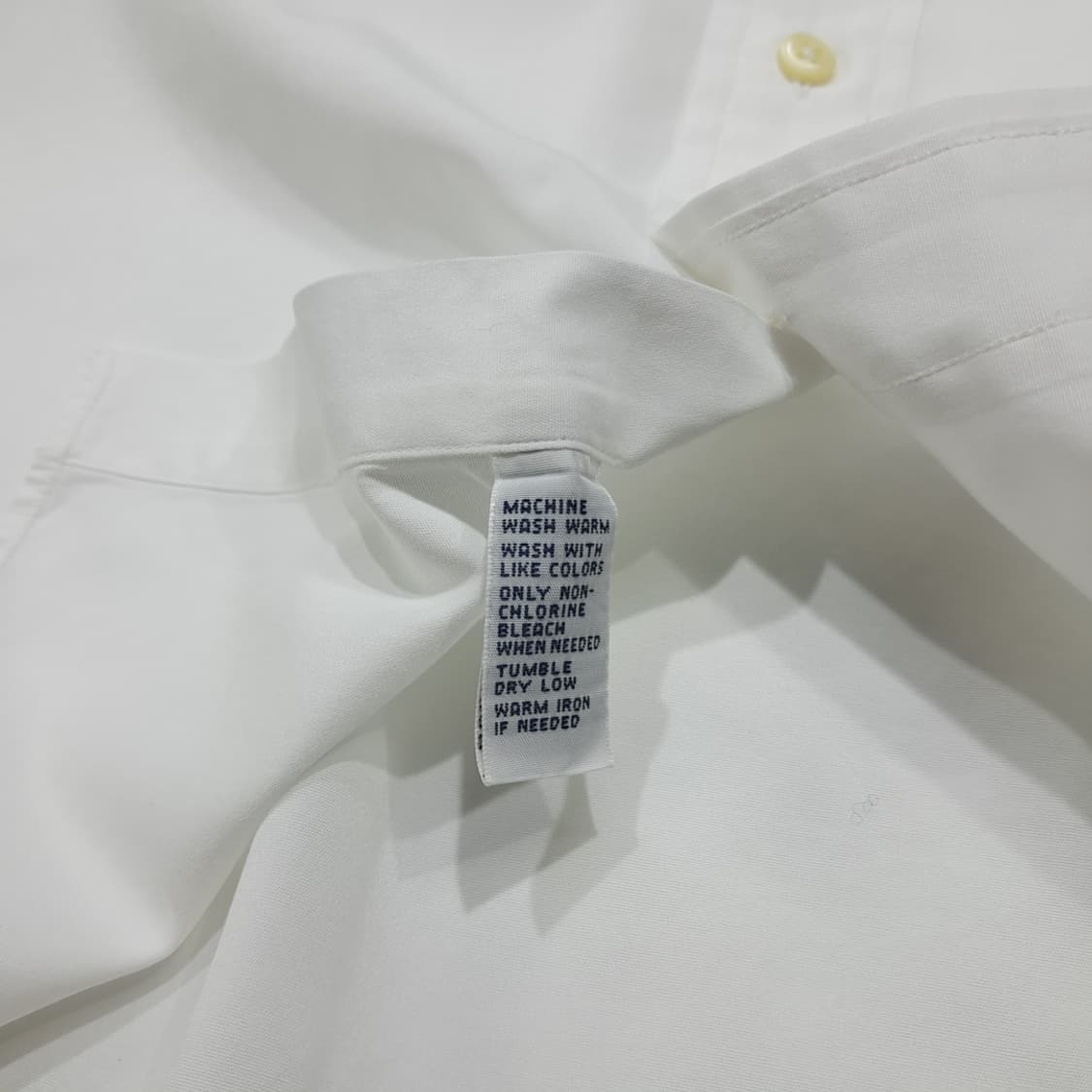 CL478 4XB 폴로 코튼 버튼다운 화이트 셔츠 남방 상품이미지5