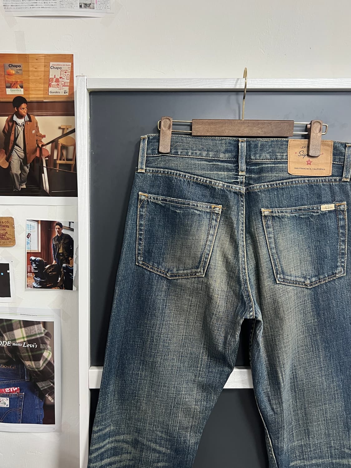 00s Levis 리바이스 시그니처 나팔핏 부츠컷 데님 팬츠 상품이미지2