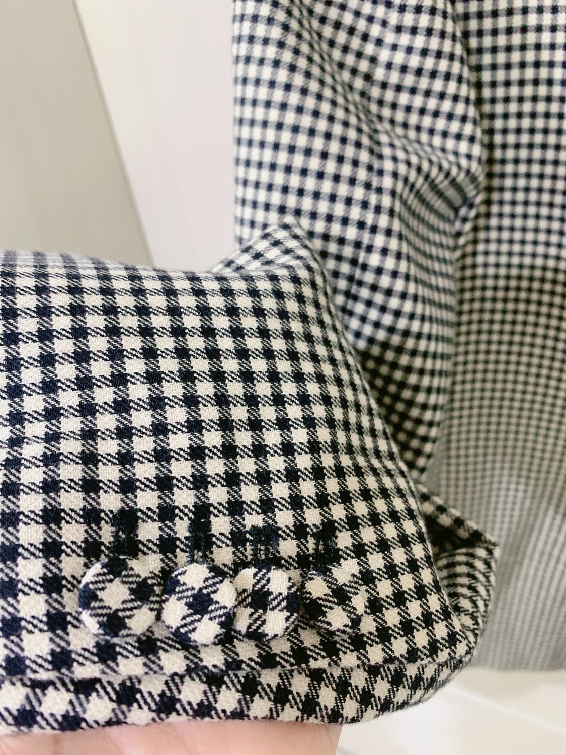 자라 오버핏 하운드 체크 블레이저 상품이미지6