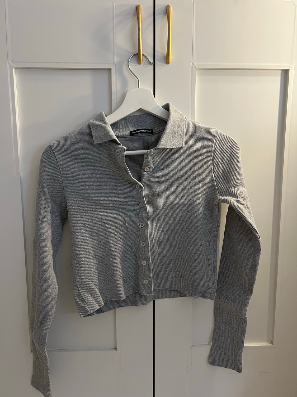 브랜디멜빌 그레이 카라 니트 상품이미지2