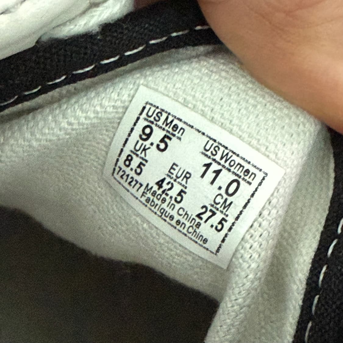 반스 볼트 OG 올드스쿨 LX 블랙 화이트 275 스니커즈 운동화 상품이미지5