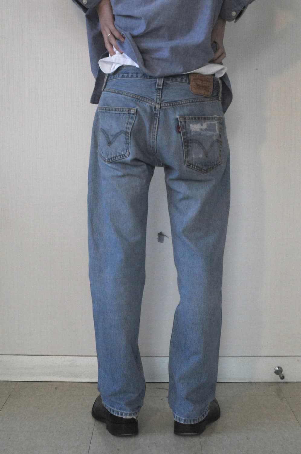 빈티지 리바이스 501 연청 30 상품이미지4