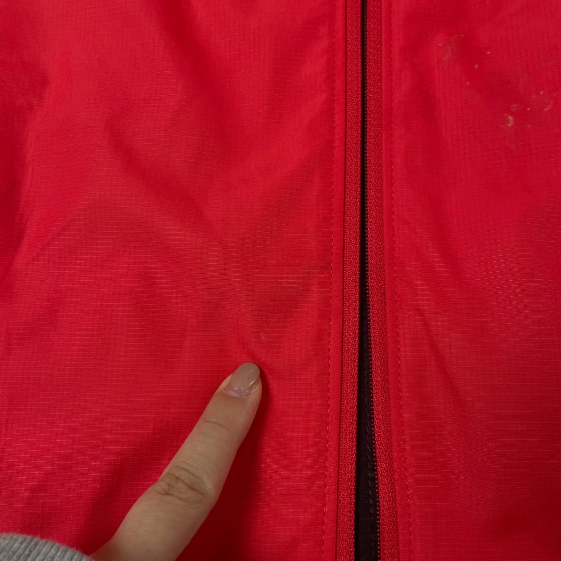 나이키 레드 브라운 투톤 나일론 바람막이 자켓 M 상품이미지6