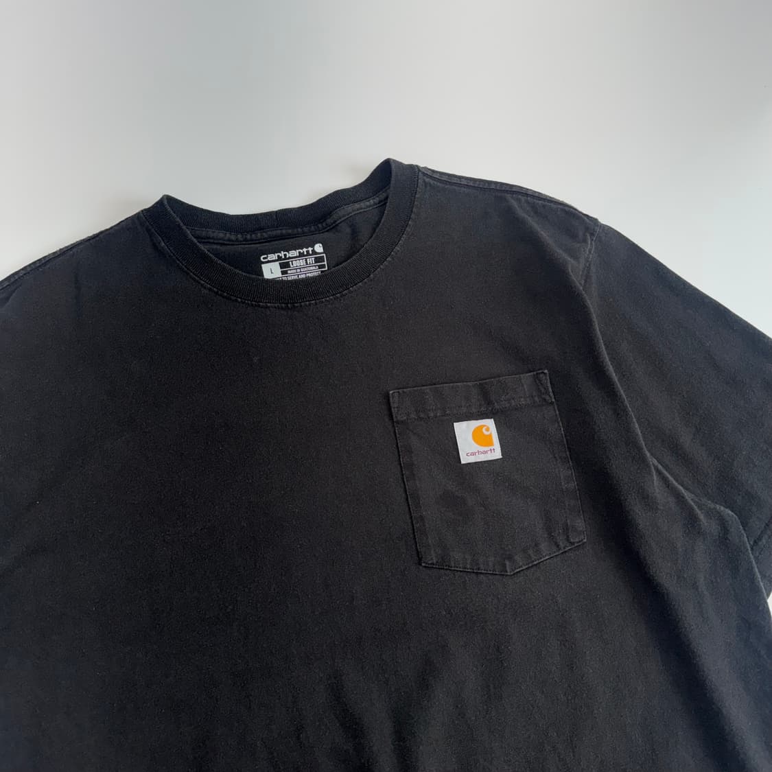 Carhartt 칼하트 원포켓 블랙 반팔 상품이미지4