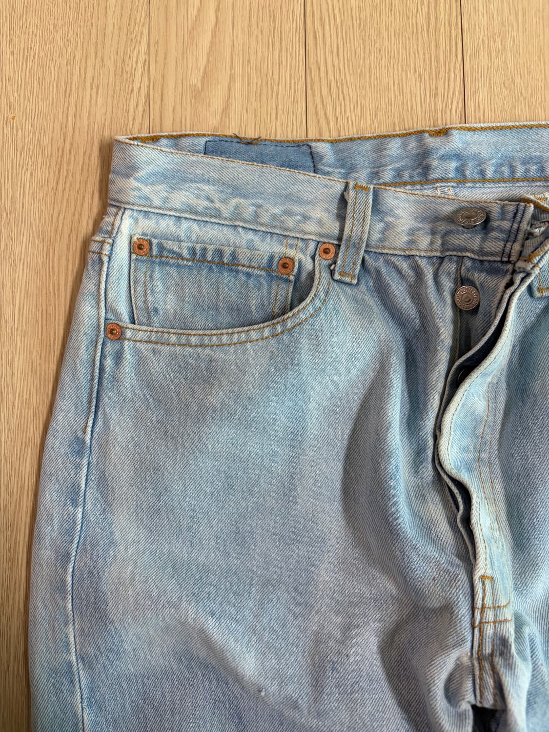 Levi’s 501 Ice blue jeans Made in USA  상품이미지1