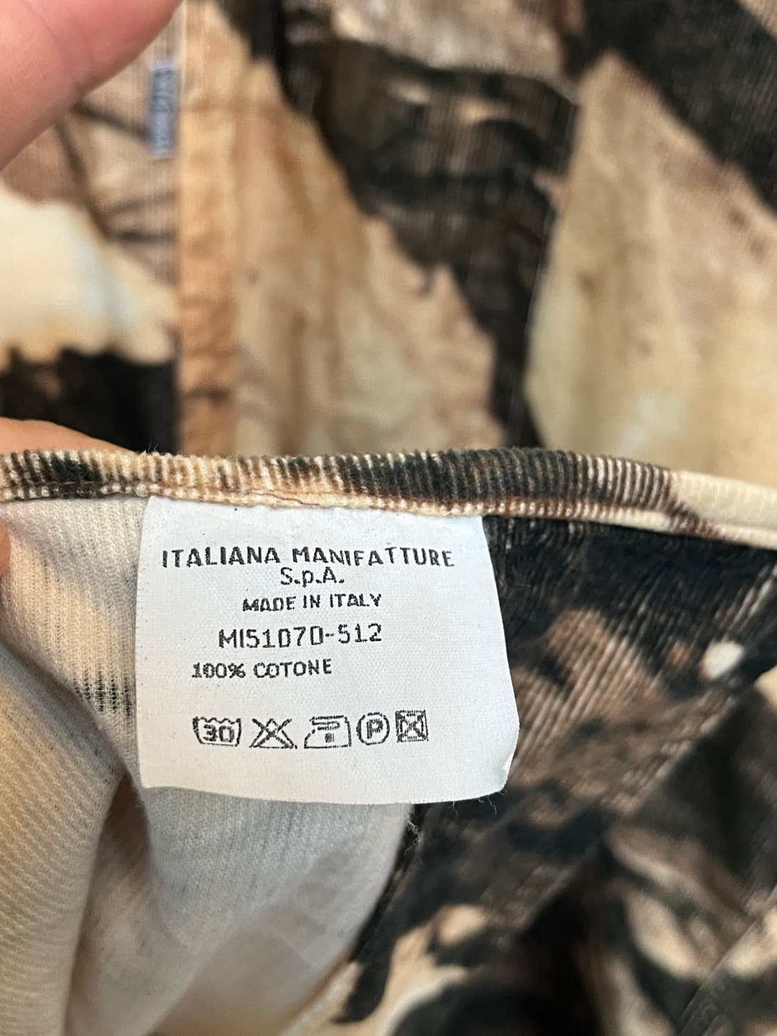 Ferre Jeans 코듀로이 프린팅 셔츠 41 상품이미지5