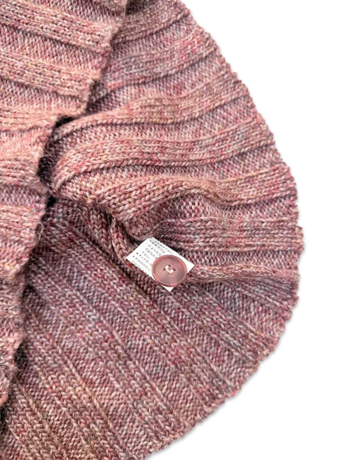 빈티지 핑크 캡소매 모리 반팔 니트 상품이미지4