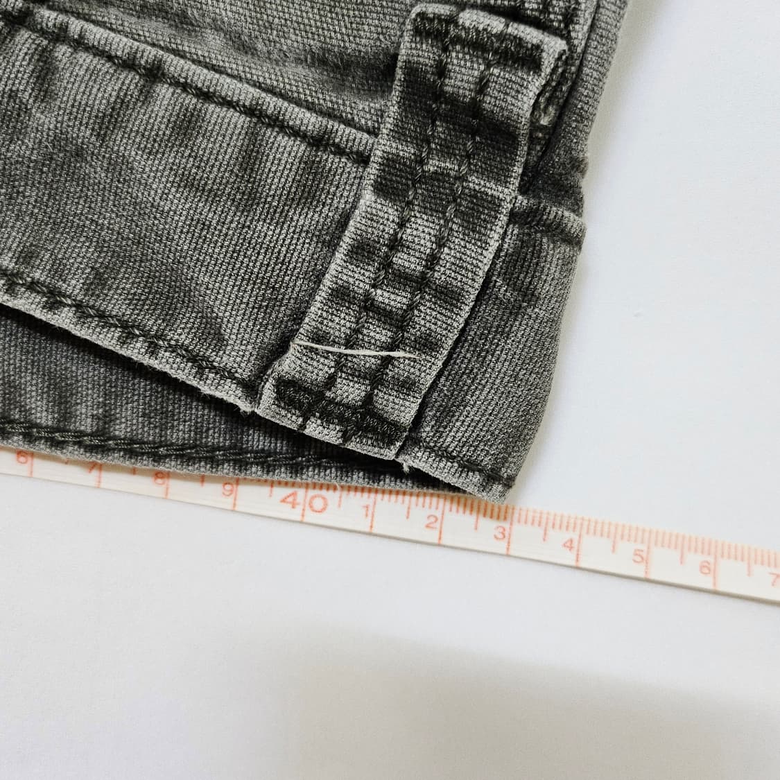 [34][칼하트] OG 릴렉스핏 파이브 포켓 페인트 워크팬츠 페이드 블랙 상품이미지8