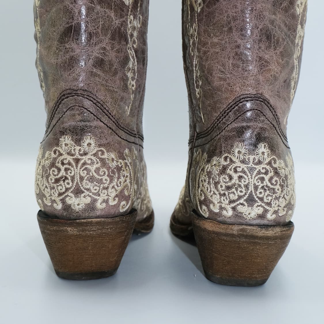 코랄(CORRAL)웨스턴 레더 부츠 7M(240)사이즈 BT24005 상품이미지8