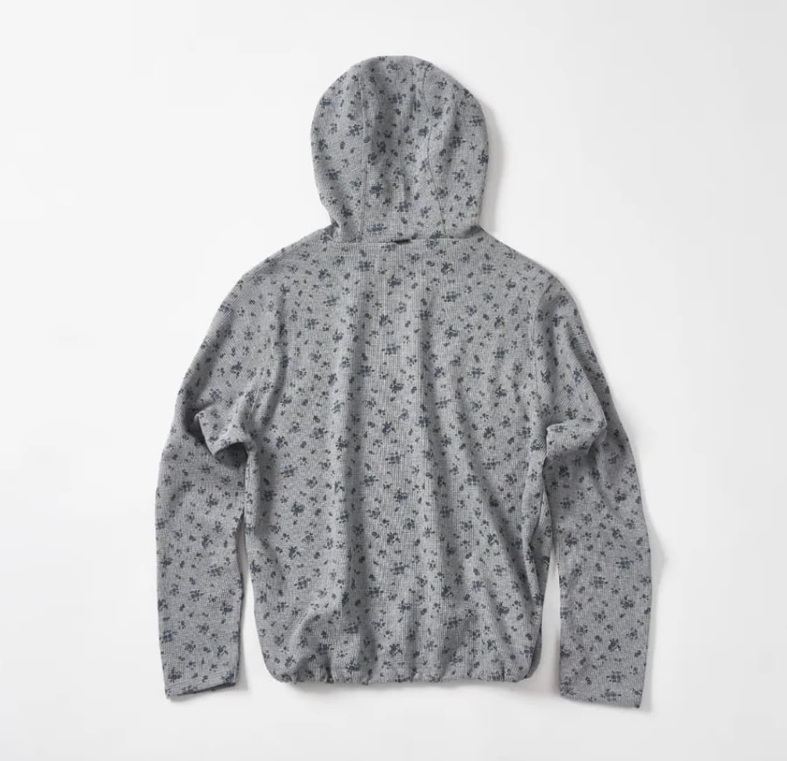 플리즈프로젝트 Waffle Hood, Floral Gray 상품이미지4