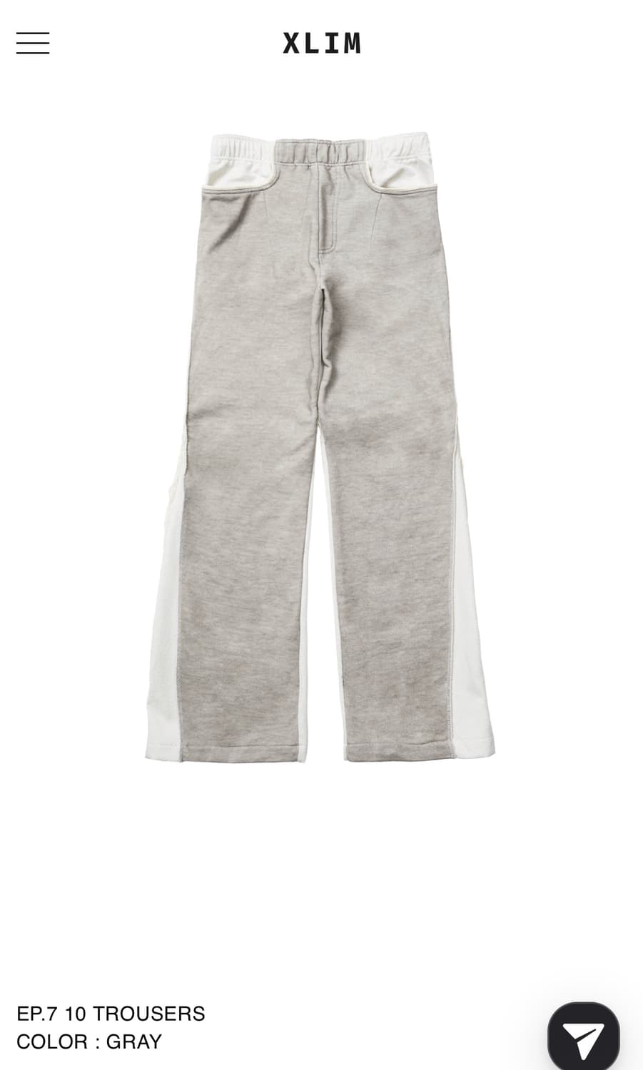 [구매]xlim ep7 10 trousers L, XL 상품이미지1