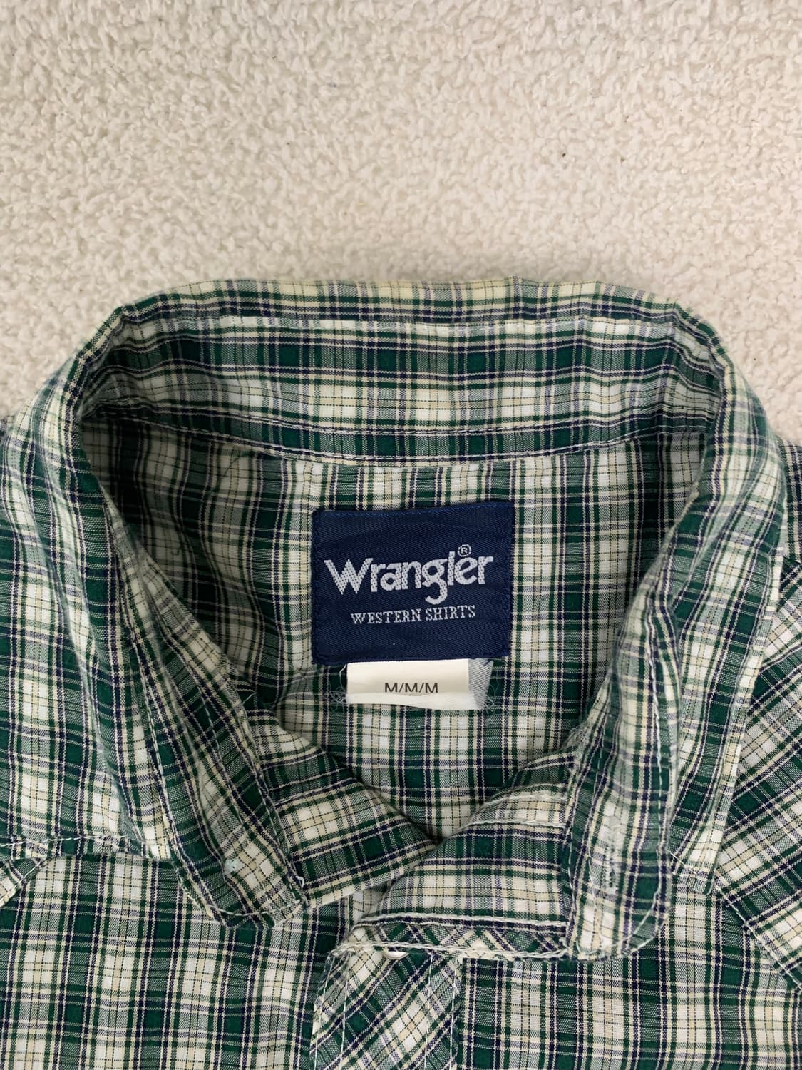 WRANGLER 웨스턴 반팔 셔츠 상품이미지1
