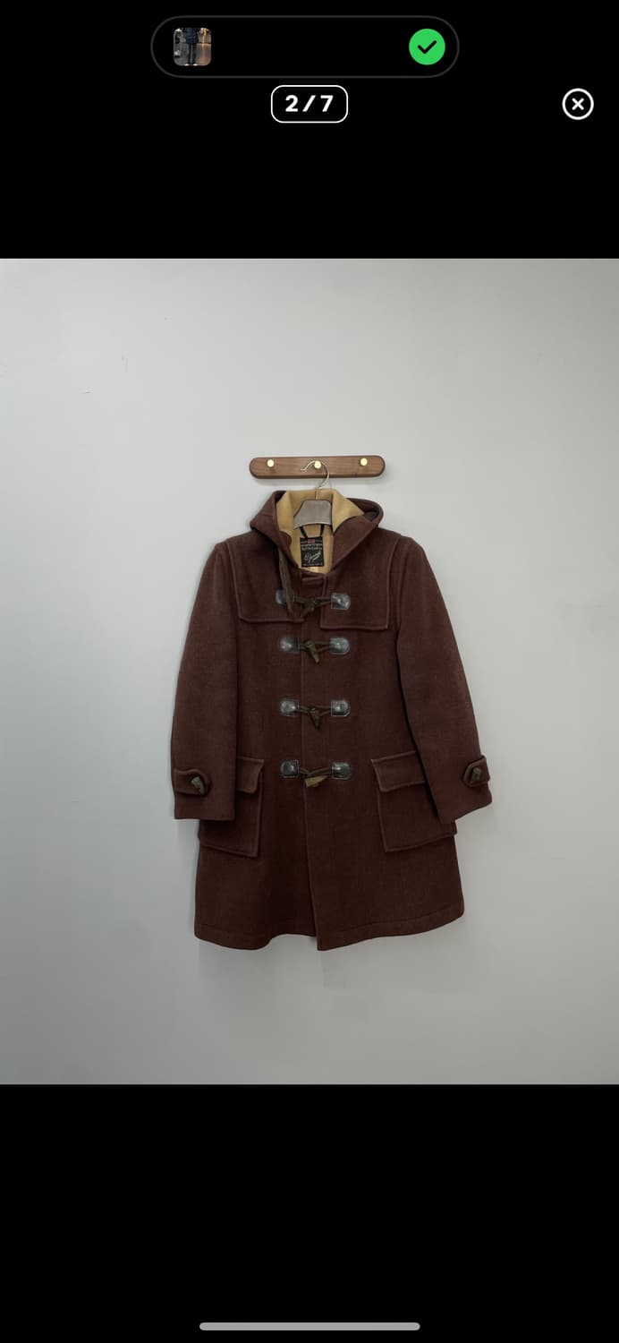 글로버올 브라운 더플 코트 A3131 상품이미지2