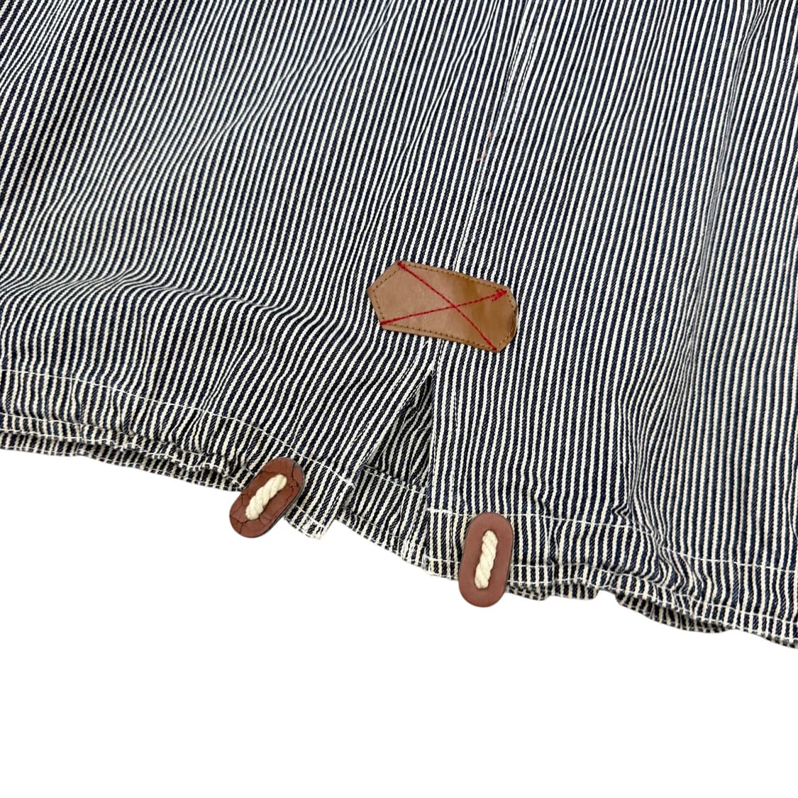 JPN 모리 니혼진 스트라이프 코튼 야상 후드집업 상품이미지7