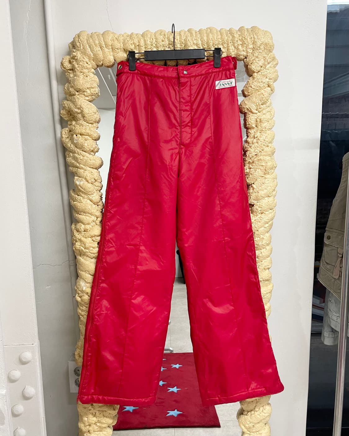 Retro Red Side Zipper Ski Suit 상품이미지4