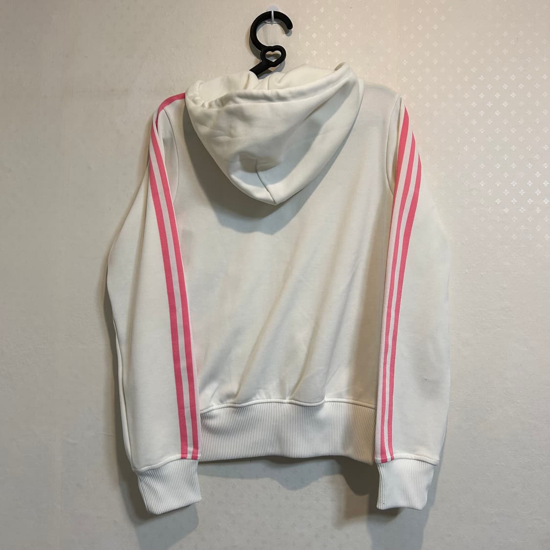 아디다스 플락 후드 져지 화이트 핑크 딸기우유 90  상품이미지6