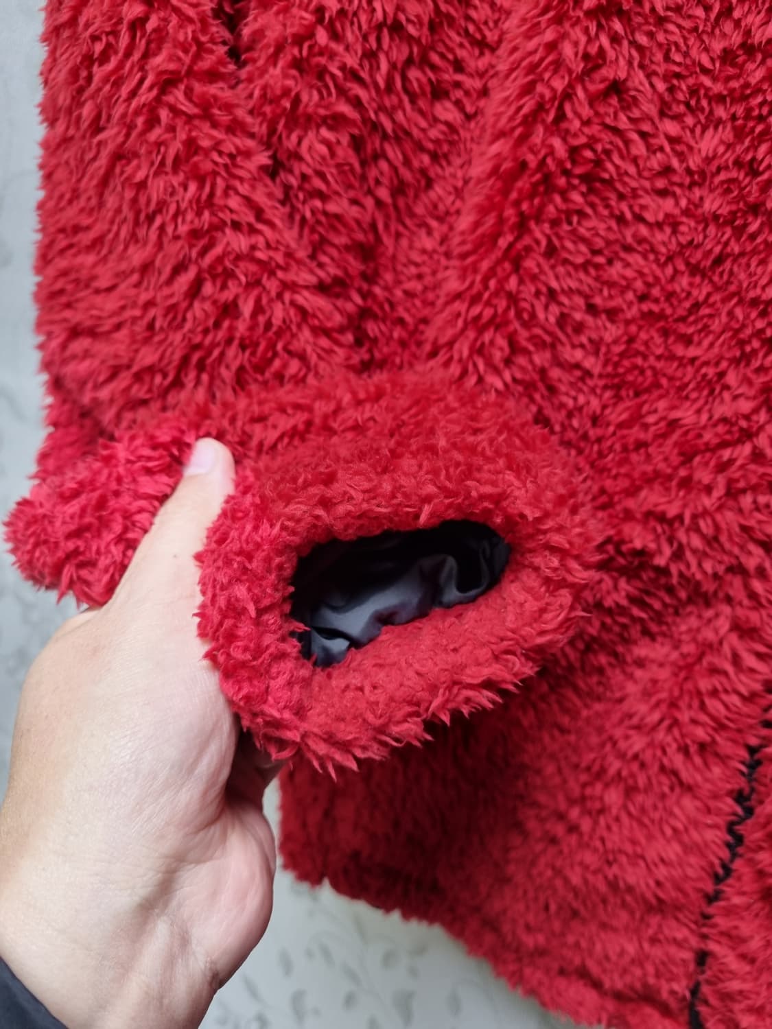 [L/100] 노스페이스 방풍 플리스 레드 상품이미지5