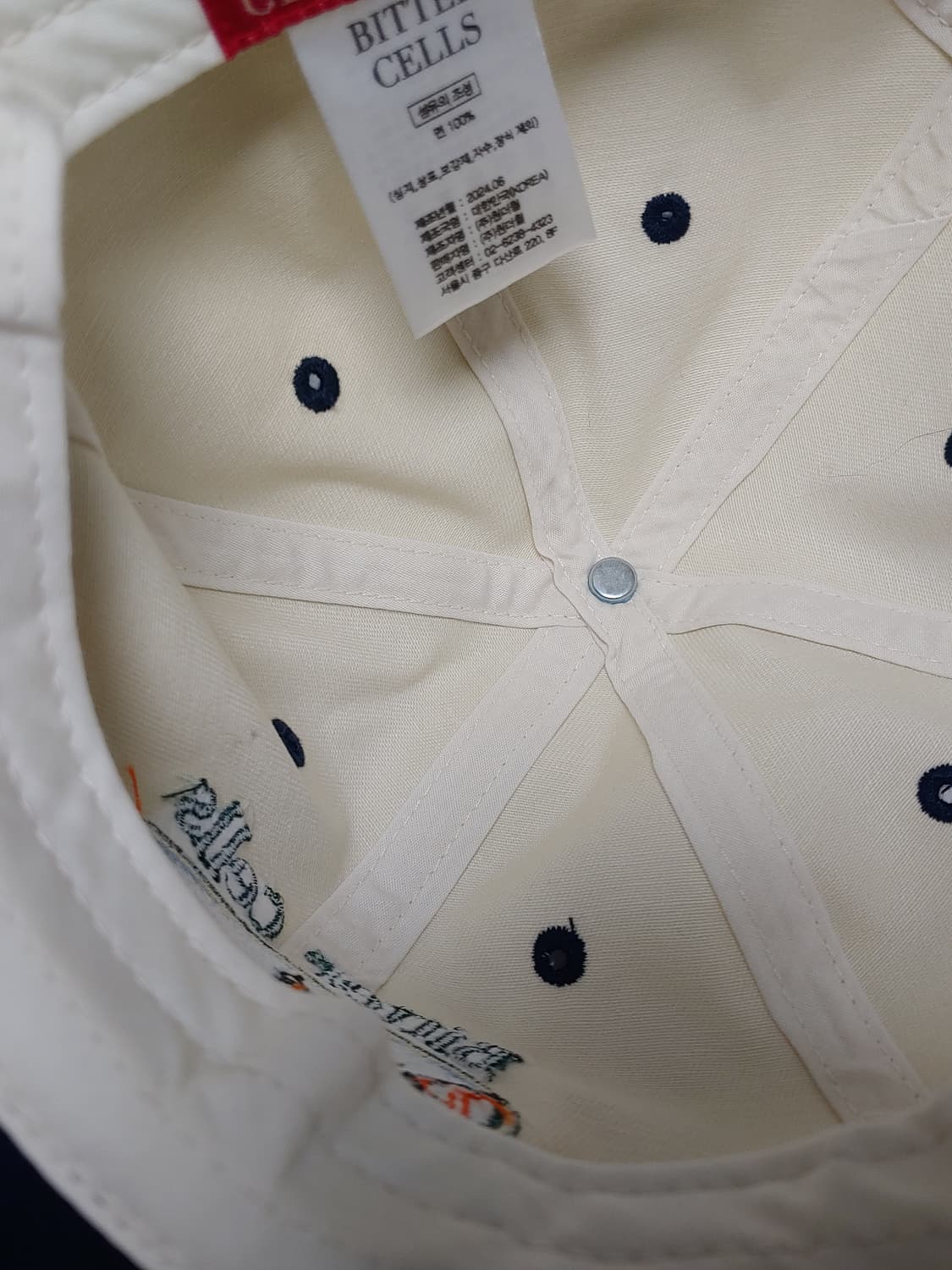 비터셀즈 모자 파리스 볼캡 택만 제거 BT Paris Cap-Navy 상품이미지2