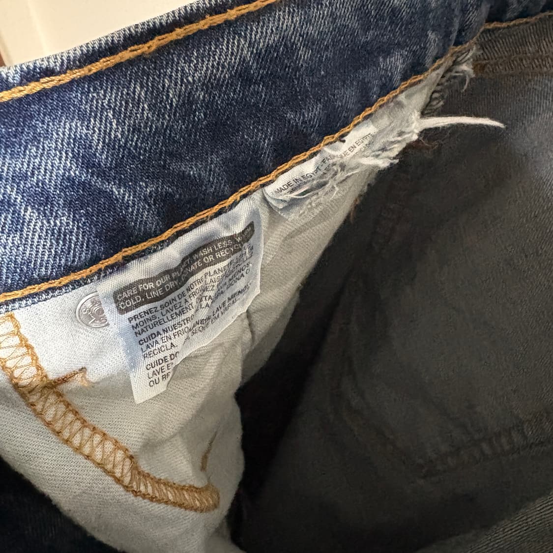 리바이스 505 레귤러 스트레이트 데님팬츠 / W33, L32 상품이미지8