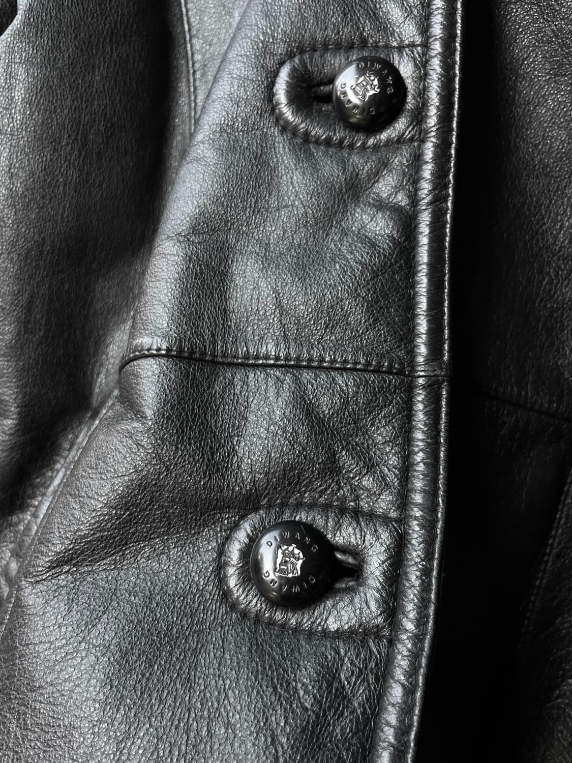 버팔로 물소 가죽 자켓 블랙 상품이미지10