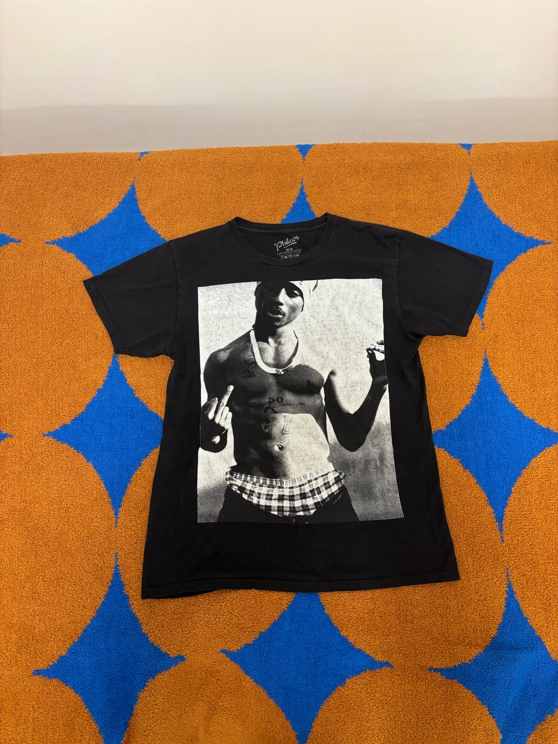 빈티지 hiphop힙합 투팍2pac 티셔츠 상품이미지1
