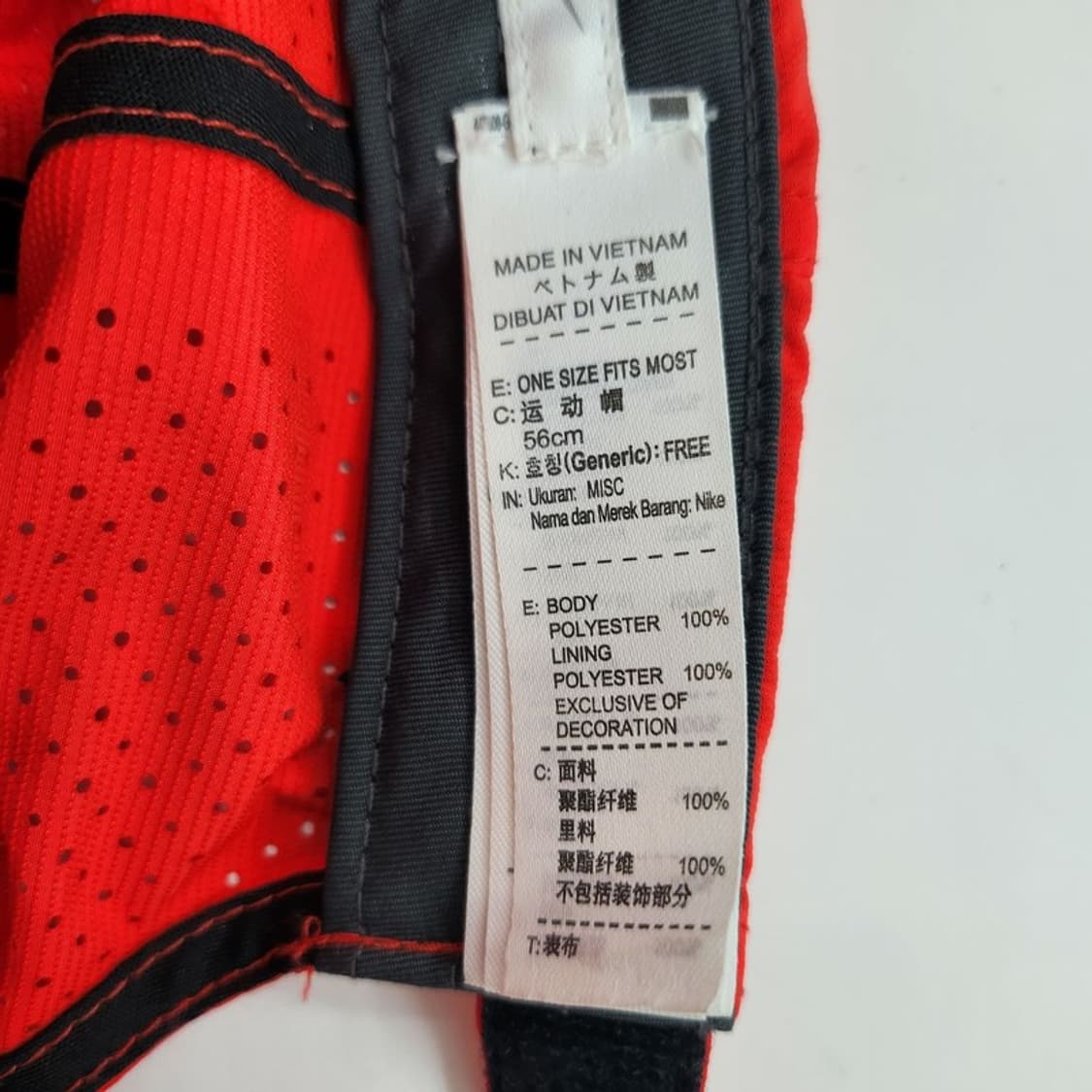 NIKE 레드 골프 캡 FREE 상품이미지7