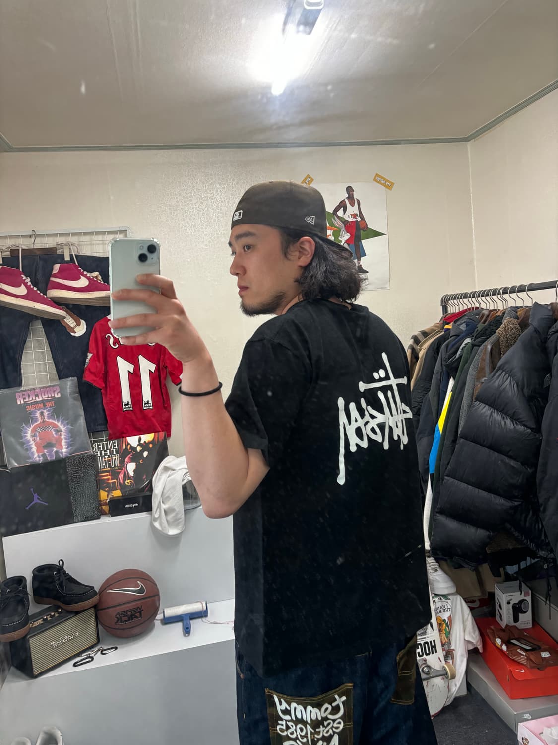 스투시 베이직로고 반팔 상품이미지6