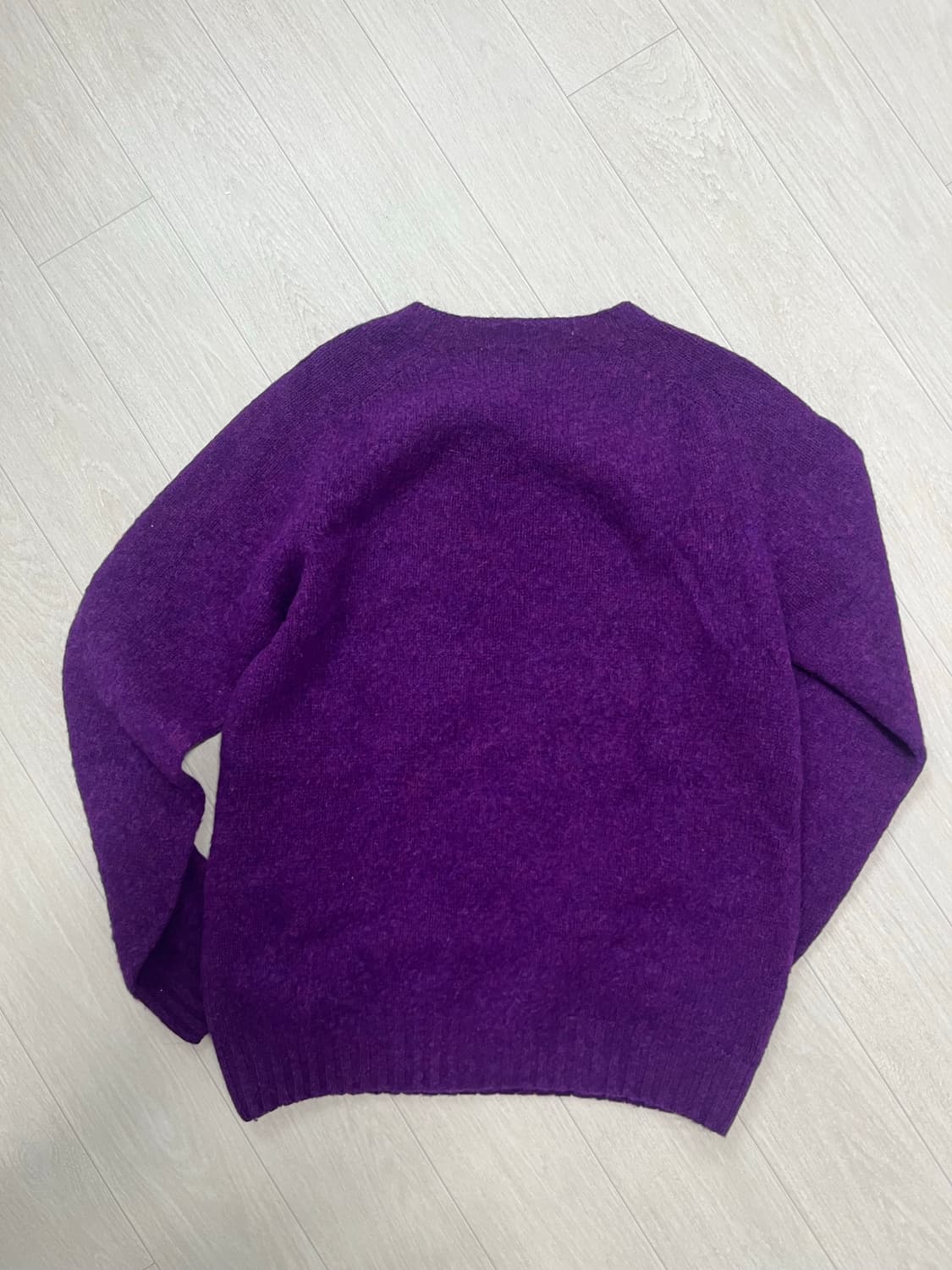 할리오브스코틀랜드 쉐기독 니트 퍼플xs 상품이미지2