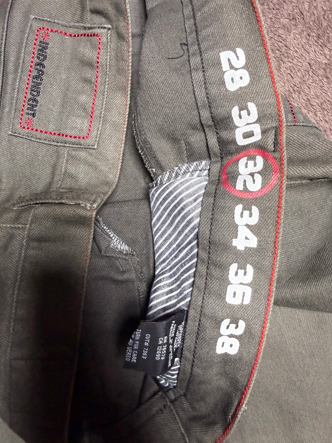 인디펜던트 팬츠 상품이미지3