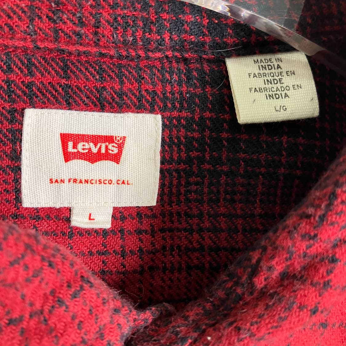 Levis 리바이스 웨스턴 플란넬 셔츠 L 상품이미지3