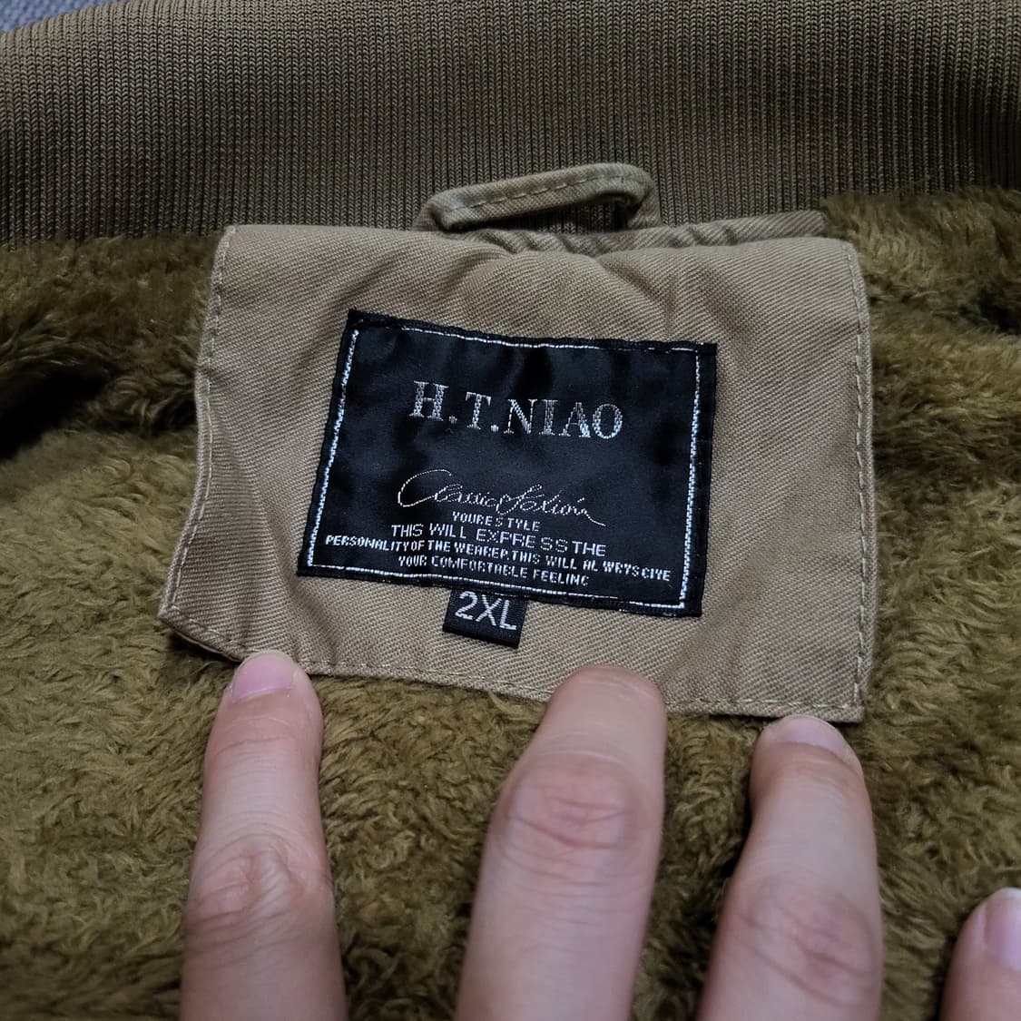 H.T.NIAO 밀리터리 페치 항공 자켓 봄버 (2XL/100-105) 상품이미지4