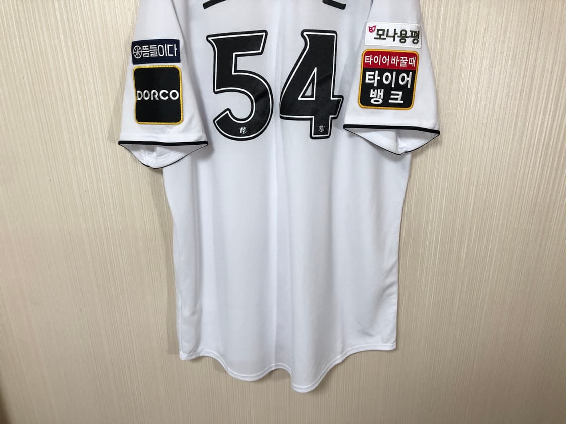 2)KBO 뉴발란스 KT위즈 선수실착 홈유니폼/져지 4XL #54 조이현 상품이미지10