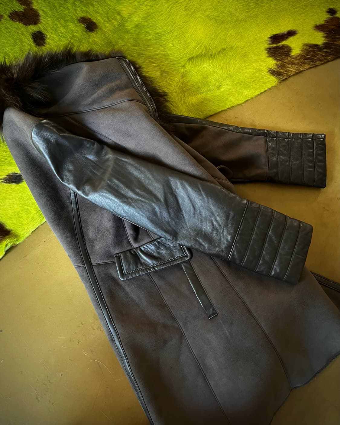 ARDENT MIZ Italian Fox & Lamb V-Kei Coat 상품이미지6