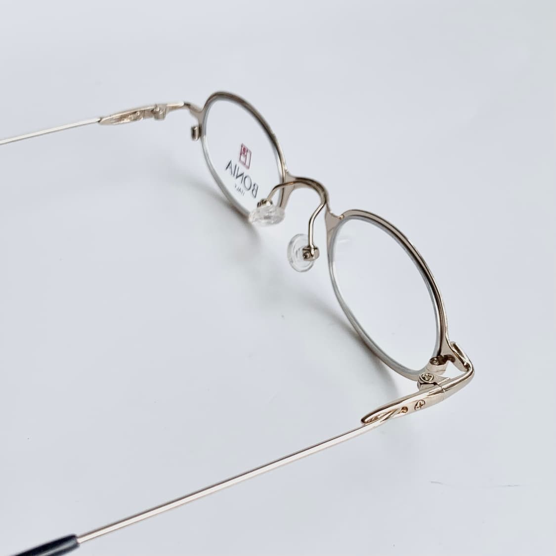 [픽키-713] 보니아 BONIA 빈티지 메탈 골드 안경테 데드스탁 상품이미지5