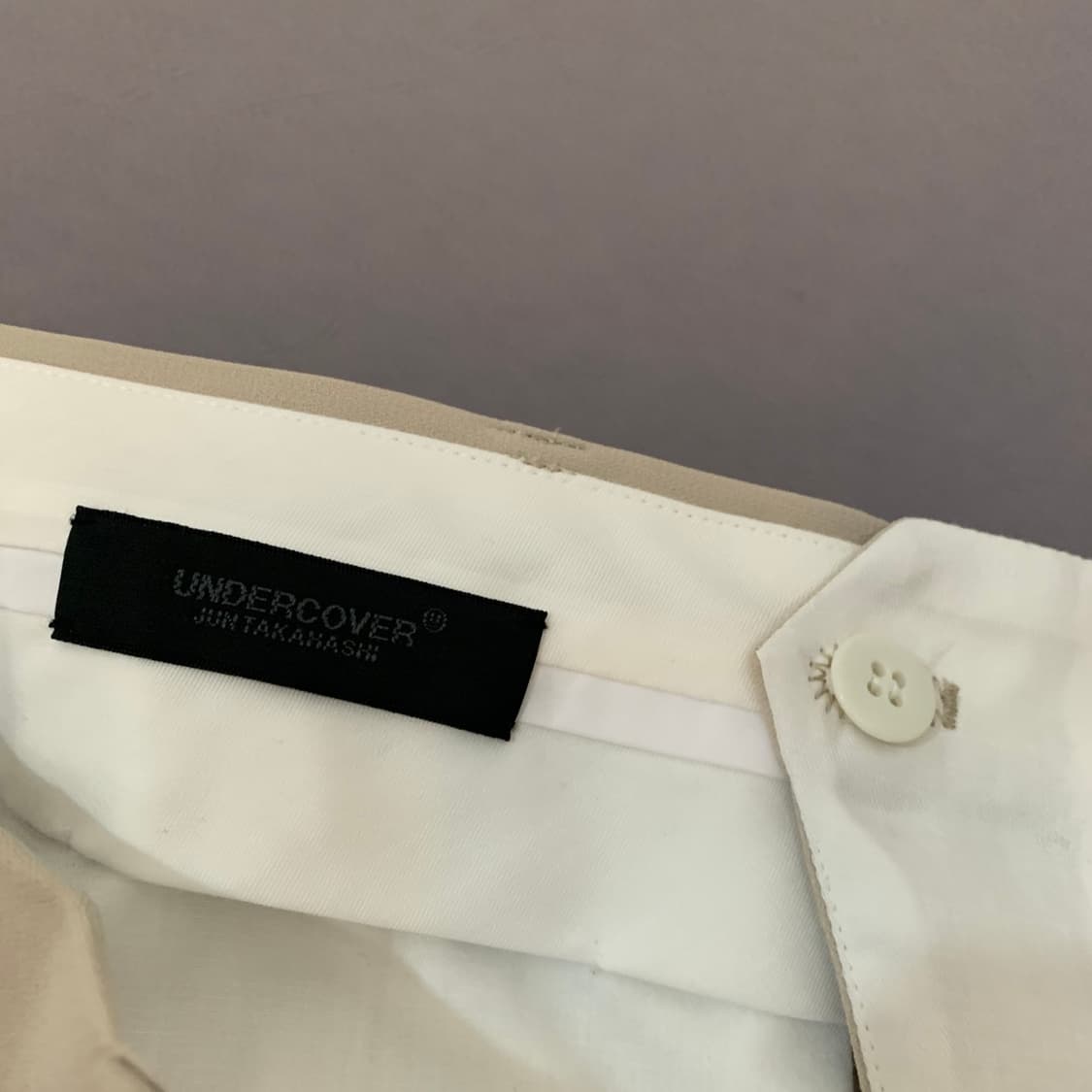 1 언더커버 2020 핀턱 플리츠 와이드 슬랙스 팬츠 바지 상품이미지6