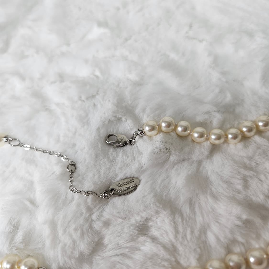 비비안웨스트우드 루크리스 펄 초커 목걸이 새상품 상품이미지3