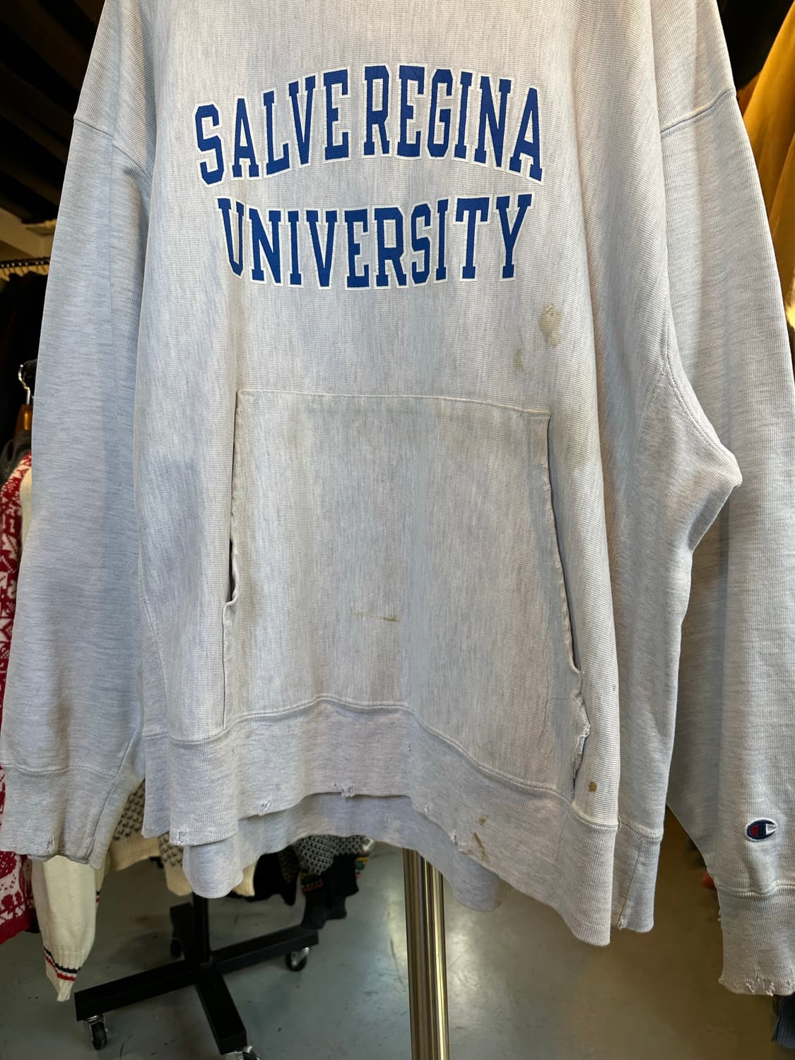 챔피온 리버스위브 데미지 스웻 후드 상품이미지5