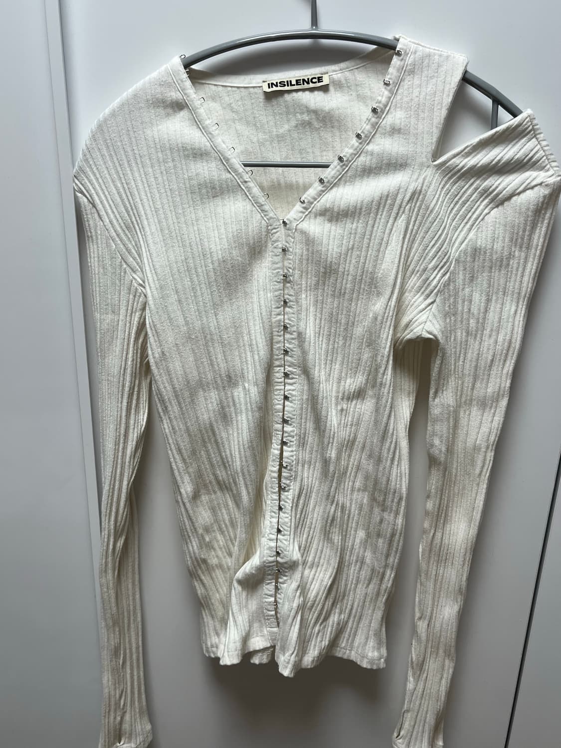 후크 디테일 상의 가디건 상품이미지3