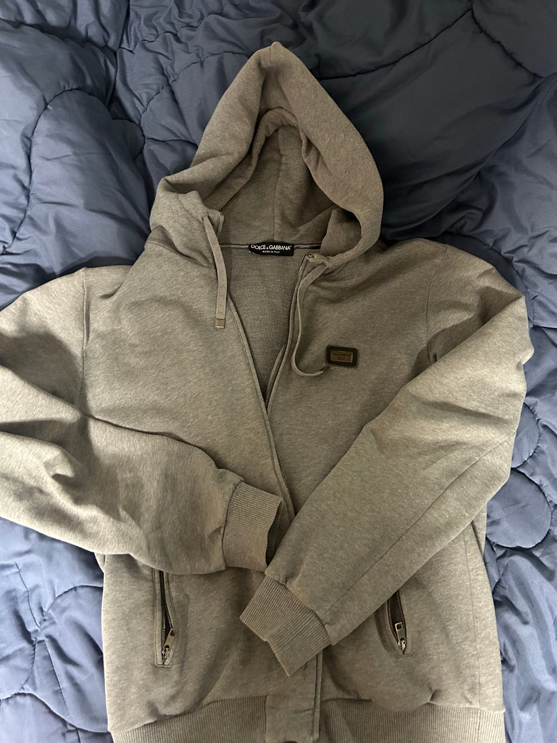 돌체앤가바나 플레이트 후드집업 상품이미지1