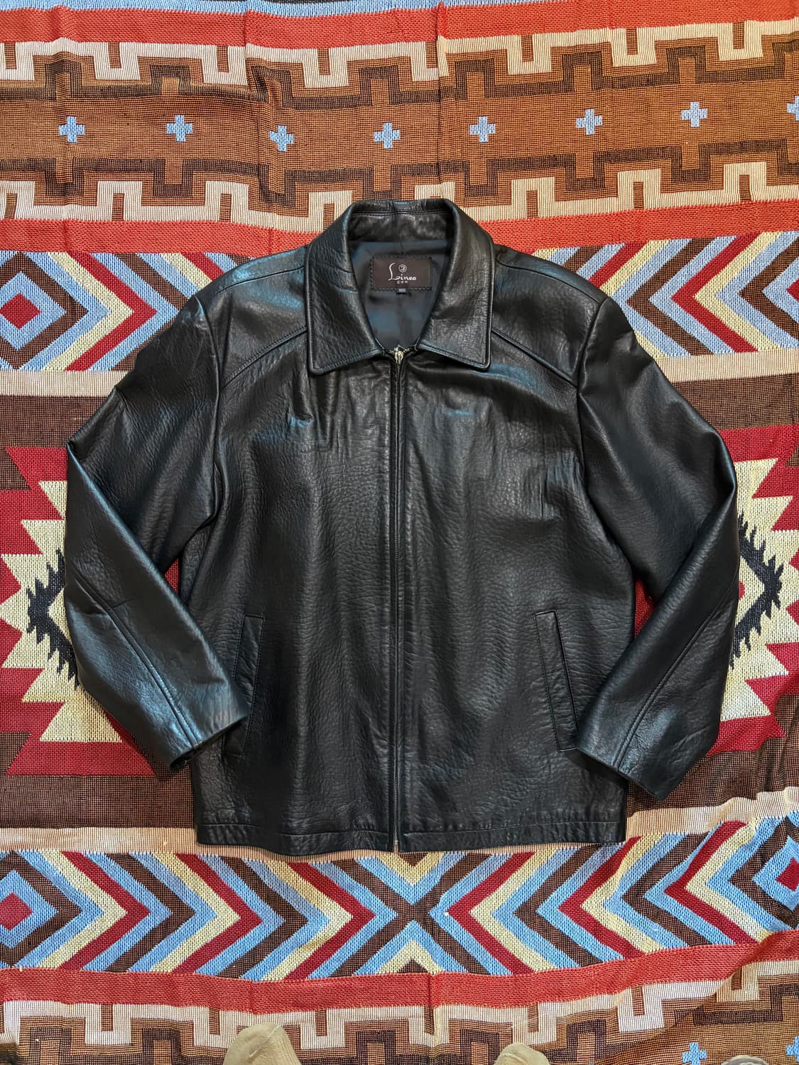 105) 00s 양가죽 싱글라이더 레더자켓 상품이미지1