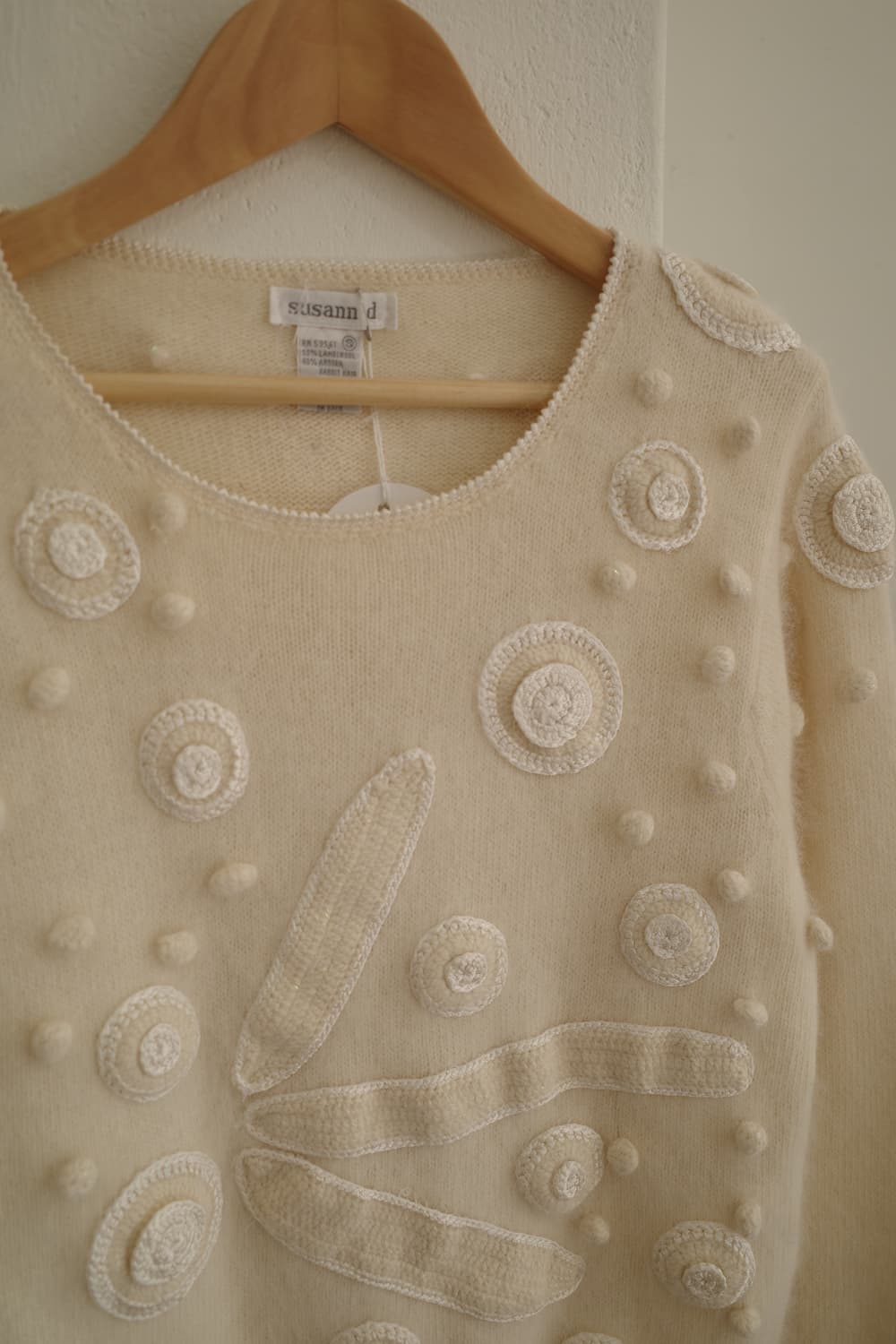 빈티지 뜨개장식 니트  상품이미지6