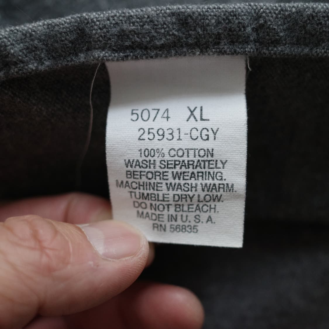 90s 카벨라스 Cabela's 사슴자수 해비 플라넬 셔츠 XL 미국생산 상품이미지7