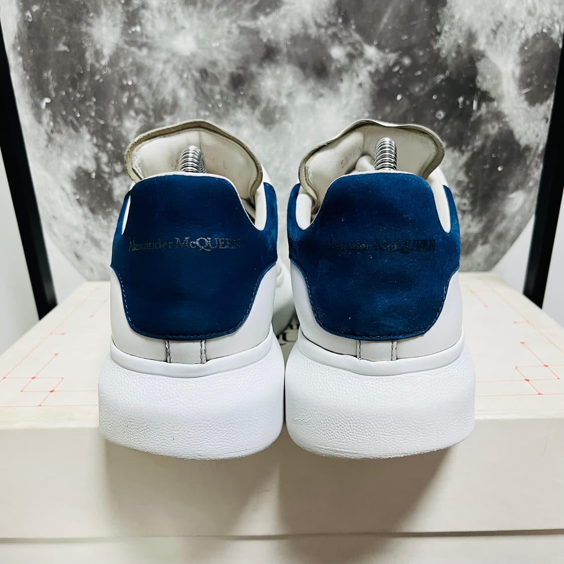 정품 40) 알렉산더 맥퀸 블루탭 오버솔 스니커즈 255~260 상품이미지4