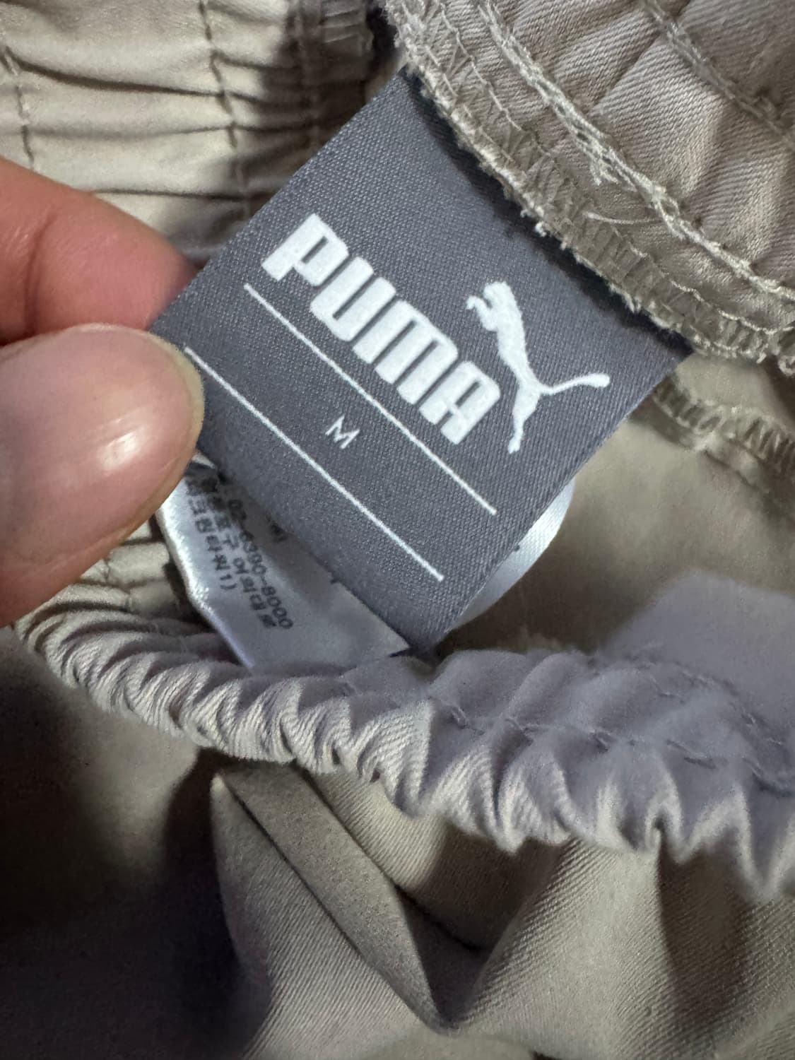 여성 푸마 Puma 22년도 트레이닝 밴딩 카고 조거팬츠 M 베이지 상품이미지4