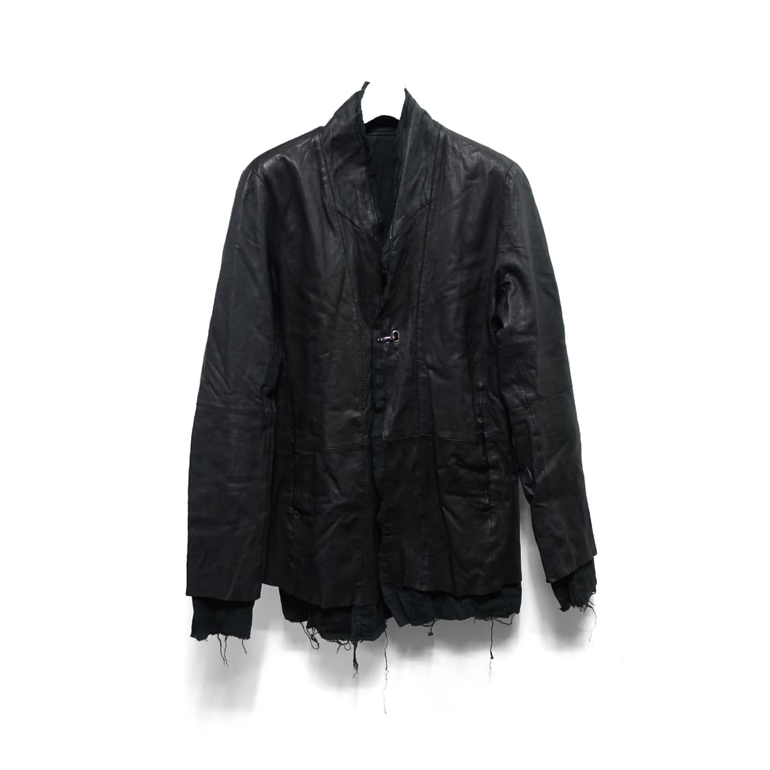 [44] SHELLAC 쉘락 아카이브 아티잔 레이어드 컷오프 램레더자켓 상품이미지2