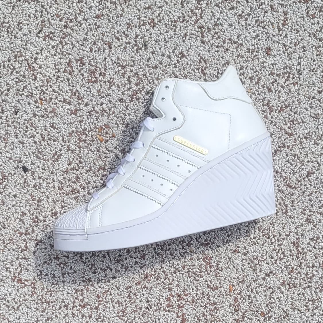 아디다스 슈퍼스타 웨지힐 화이트 235 상품이미지1